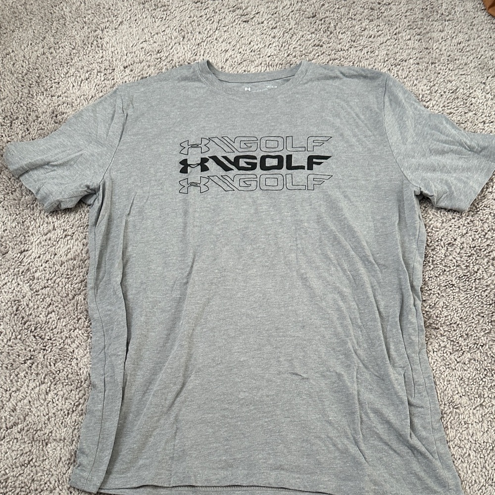 Under Armour Men's Gray Short Sleeve Tee